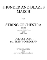 Thunder and Blazes for String Orchestra Orchestra sheet music cover